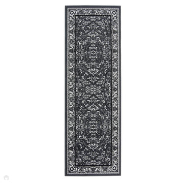 Maestro Beluchi Dark Grey Runner-Melrose-Rug Love - The Most Loved Rug Store